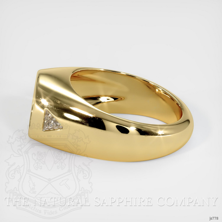 10K Yellow Gold Men's Ring Setting