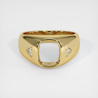 14K Yellow Gold Men's Ring Setting Image