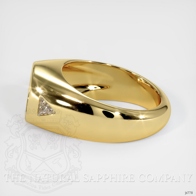 18K Yellow Gold Men's Ring Setting