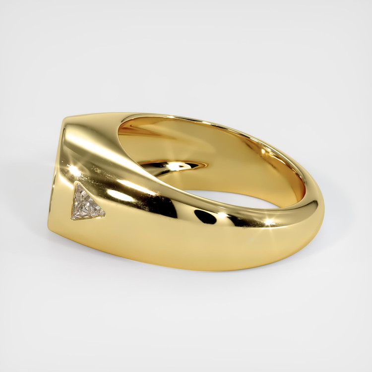 18K Yellow Gold Men's Ring Setting