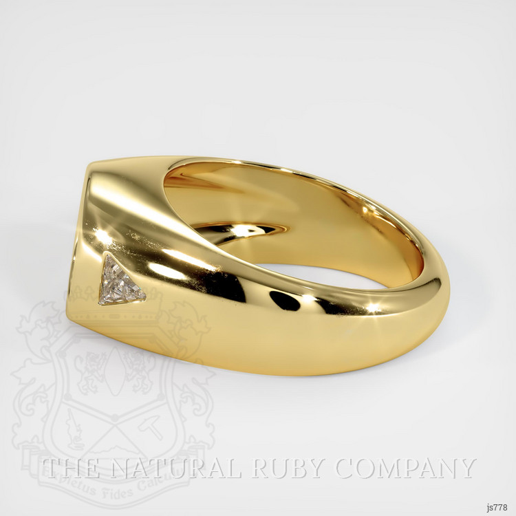 18K Yellow Gold Men's Ring Setting