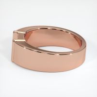 14K Rose Gold Men's Ring Setting Image