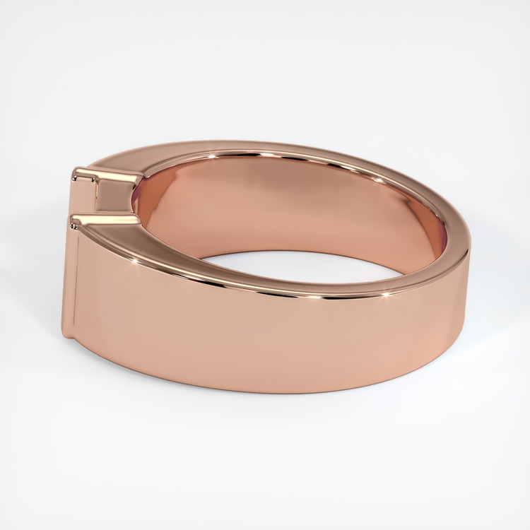 14K Rose Gold Men's Ring Setting