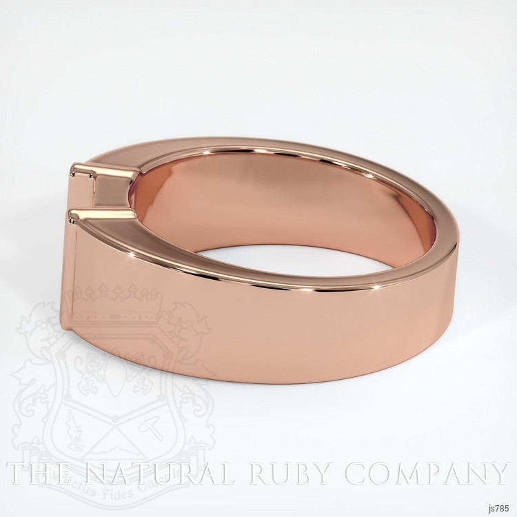14K Rose Gold Men's Ring Setting