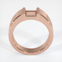 14K Rose Gold Men's Ring Setting Image