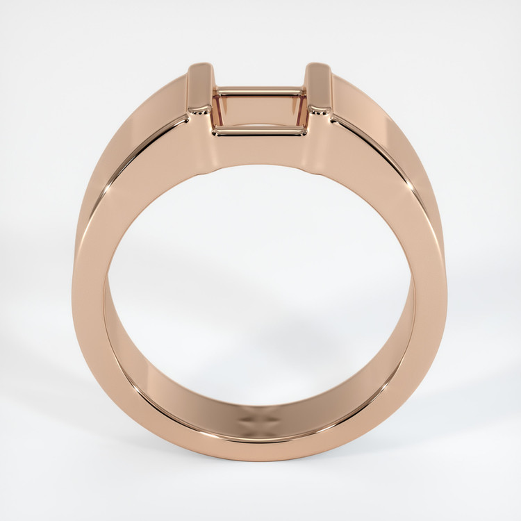 18K Rose Gold Men's Ring Setting