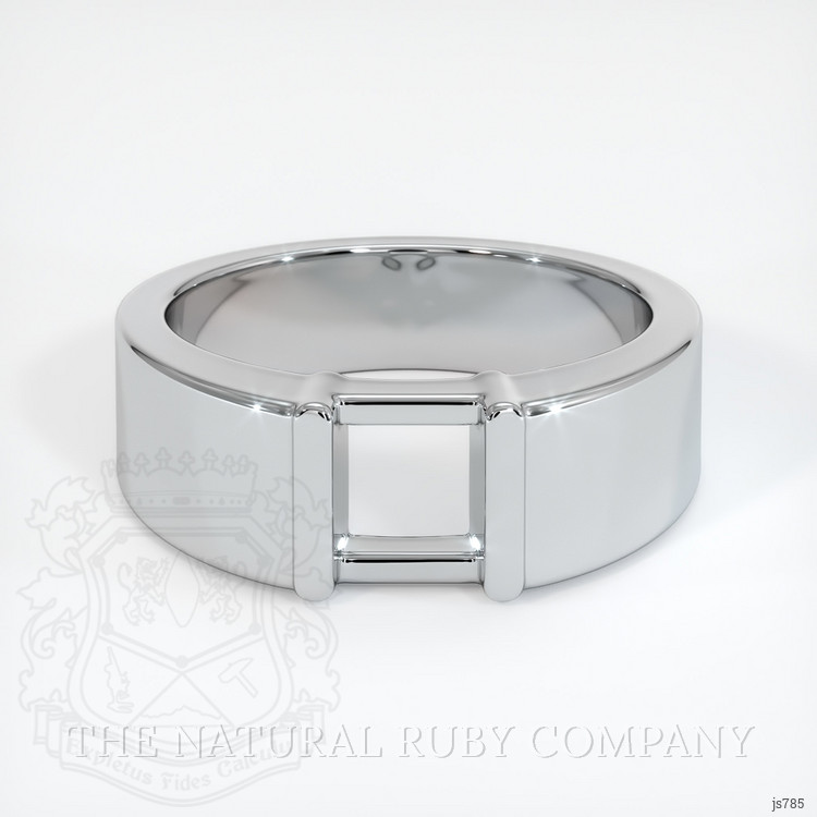 10K White Gold Men's Ring Setting