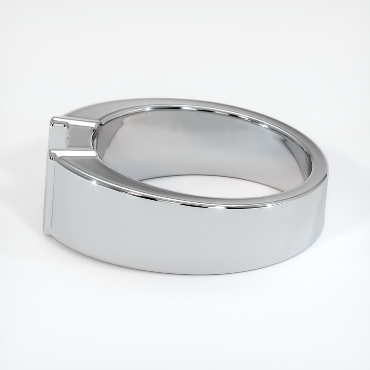 14K White Gold Men's Ring Setting