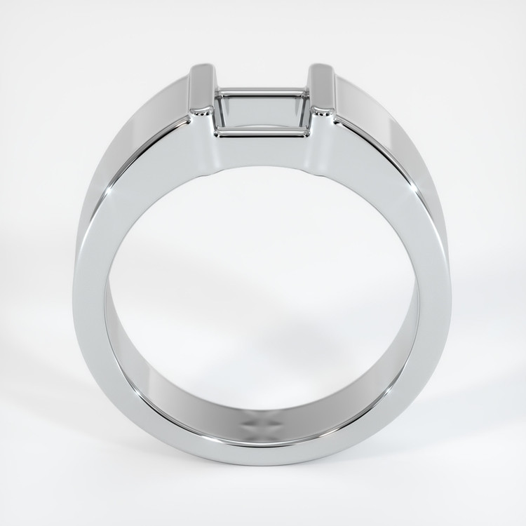 14K White Gold Men's Ring Setting