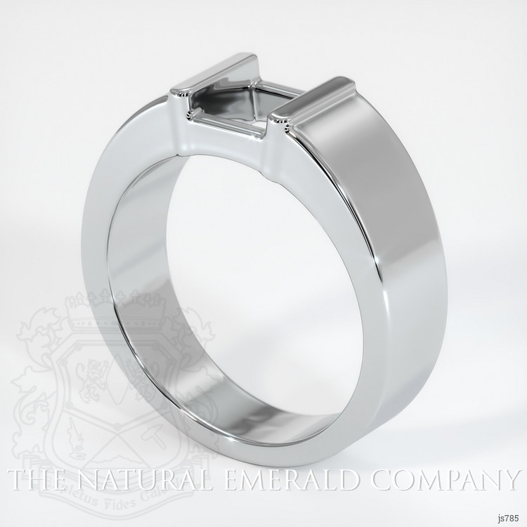 18K White Gold Men's Ring Setting