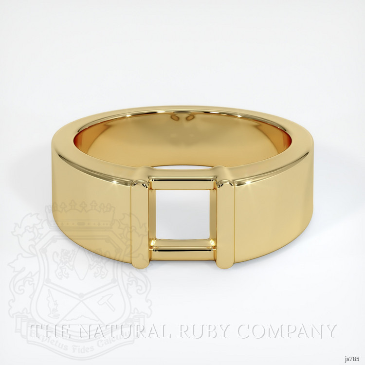 10K Yellow Gold Men's Ring Setting