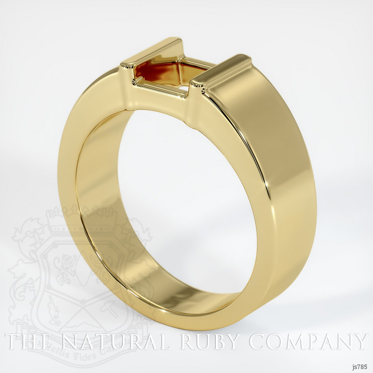 18K Yellow Gold Men's Ring Setting