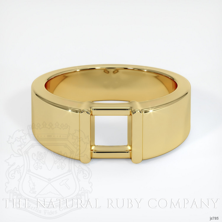 18K Yellow Gold Men's Ring Setting