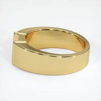 18K Yellow Gold Men's Ring Setting Image