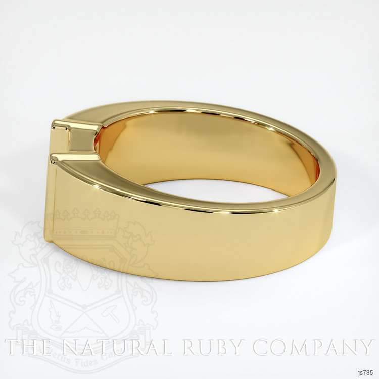18K Yellow Gold Men's Ring Setting