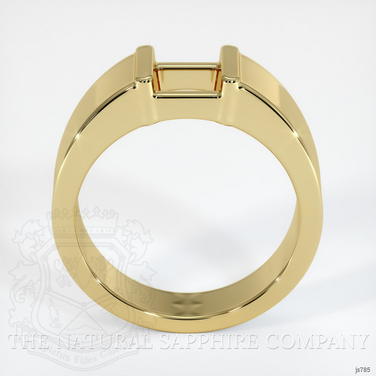 18K Yellow Gold Men's Ring Setting