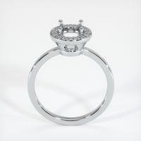 18K White Gold Pave Ring Setting Image