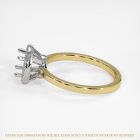 18K White & Yellow Pave Ring Setting Image