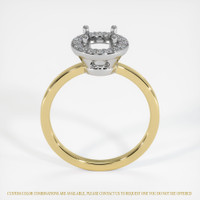 18K White & Yellow Pave Ring Setting Image