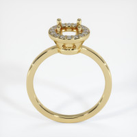 10K Yellow Gold Pave Ring Setting Image