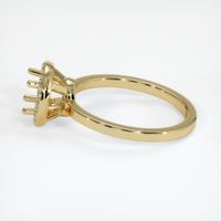 14K Yellow Gold Pave Ring Setting Image