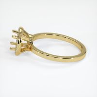 18K Yellow Gold Pave Ring Setting Image