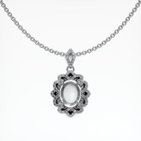 10K White Gold Pave Pendant Setting Video