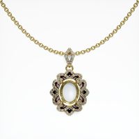 18K Yellow Gold Pave Pendant Setting Video