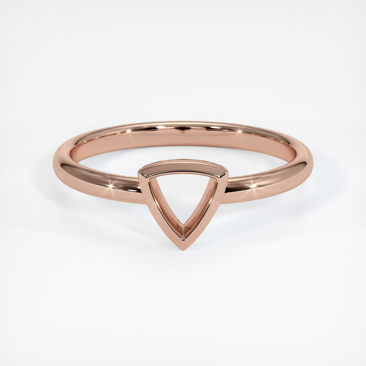14K Rose Gold Men's Ring Setting