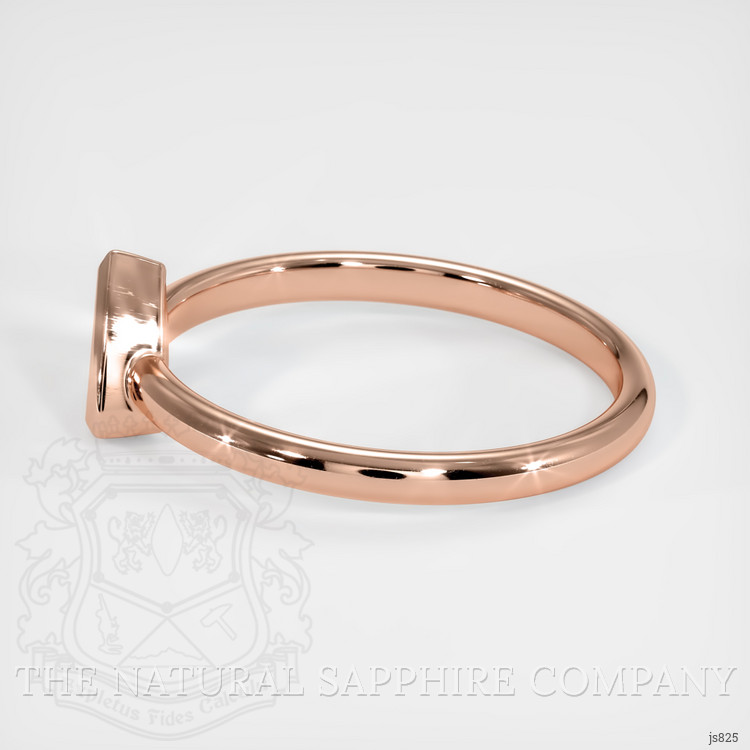 14K Rose Gold Men's Ring Setting