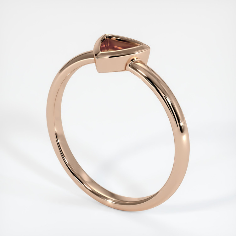 18K Rose Gold Men's Ring Setting