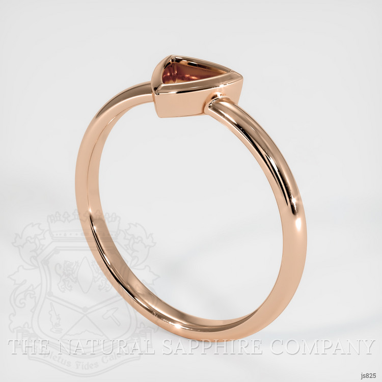 18K Rose Gold Men's Ring Setting
