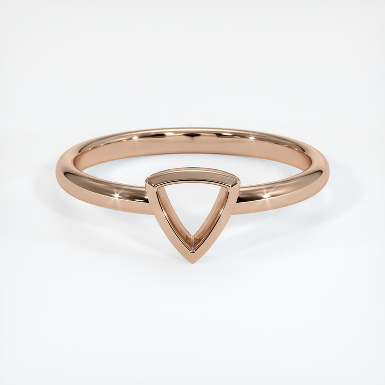 18K Rose Gold Men's Ring Setting