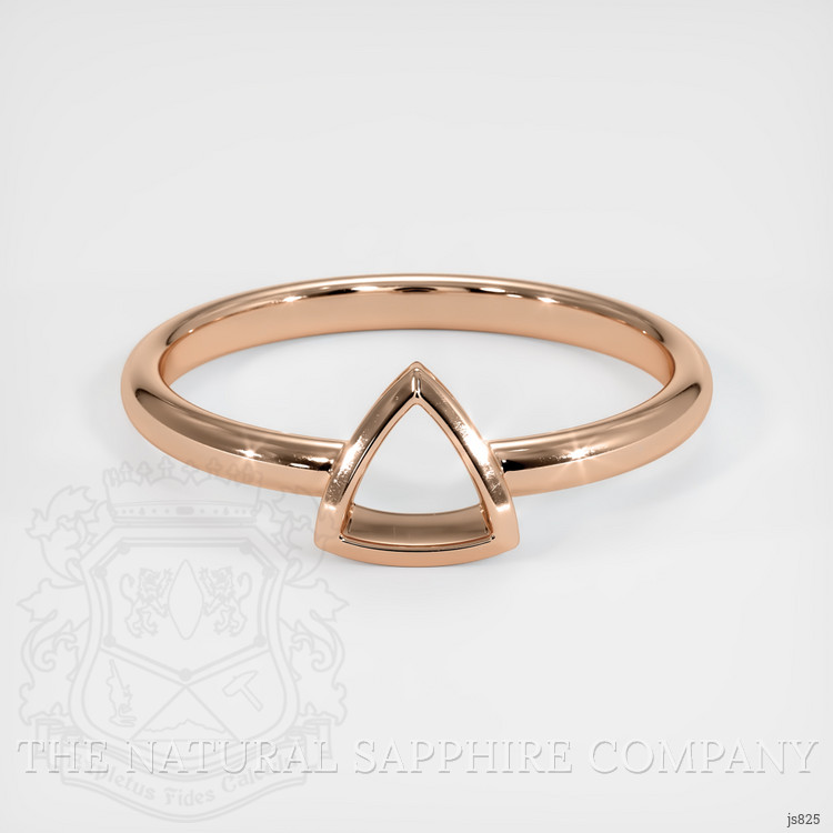 18K Rose Gold Men's Ring Setting