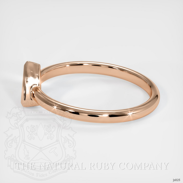18K Rose Gold Men's Ring Setting