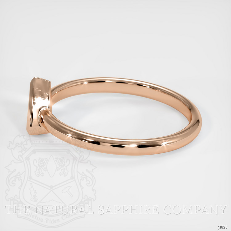 18K Rose Gold Men's Ring Setting