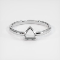 14K White Gold Men's Ring Setting Image