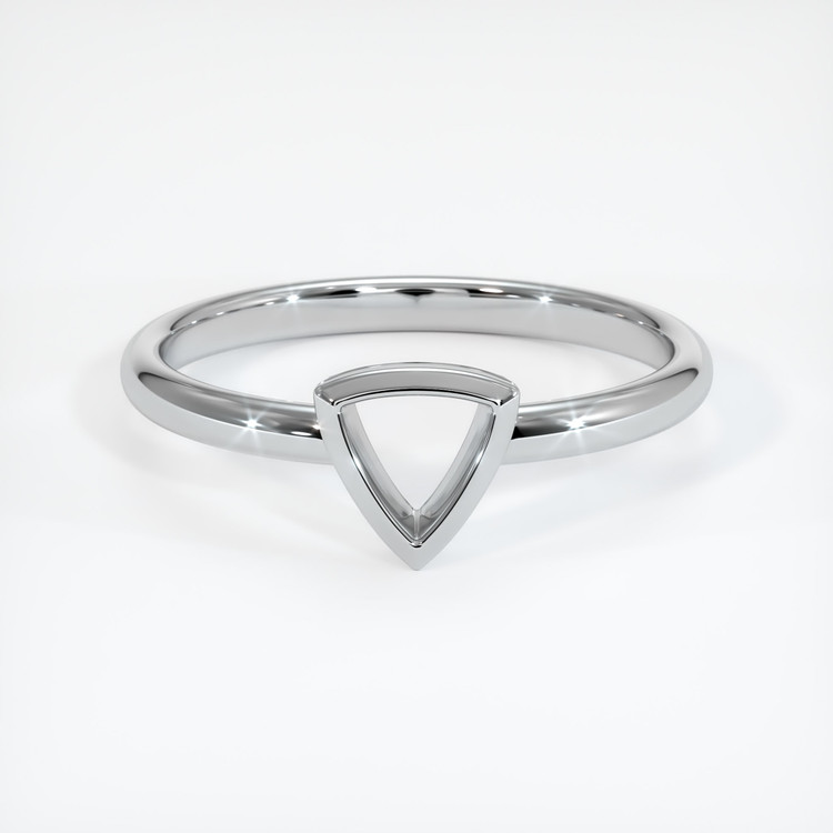 14K White Gold Men's Ring Setting