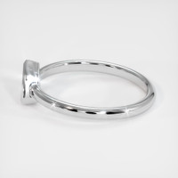 14K White Gold Men's Ring Setting Image