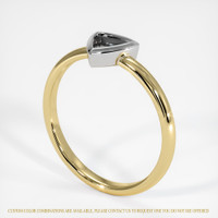 14K White & Yellow Men's Ring Setting Video