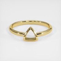 18K Yellow Gold Men's Ring Setting Image