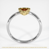 14K Yellow & White Men's Ring Setting Image