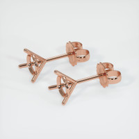 14K Rose Gold Studs Earring Setting Video