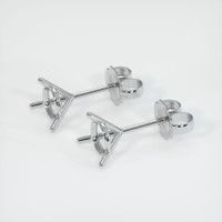 18K White Gold Studs Earring Setting Video