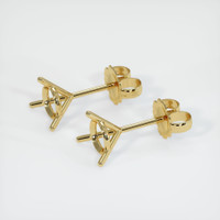 18K Yellow Gold Studs Earring Setting Video