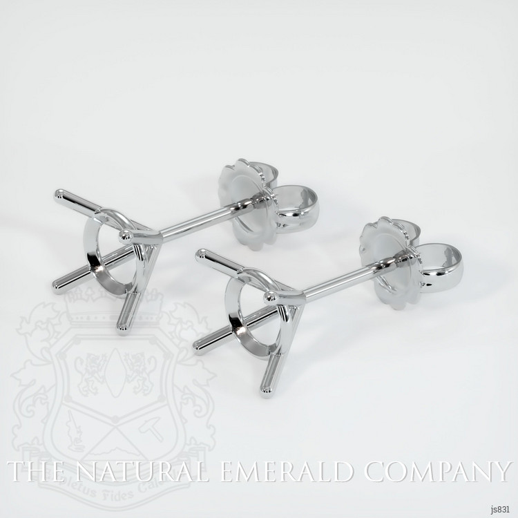 Platinum 950 Studs Earring Setting