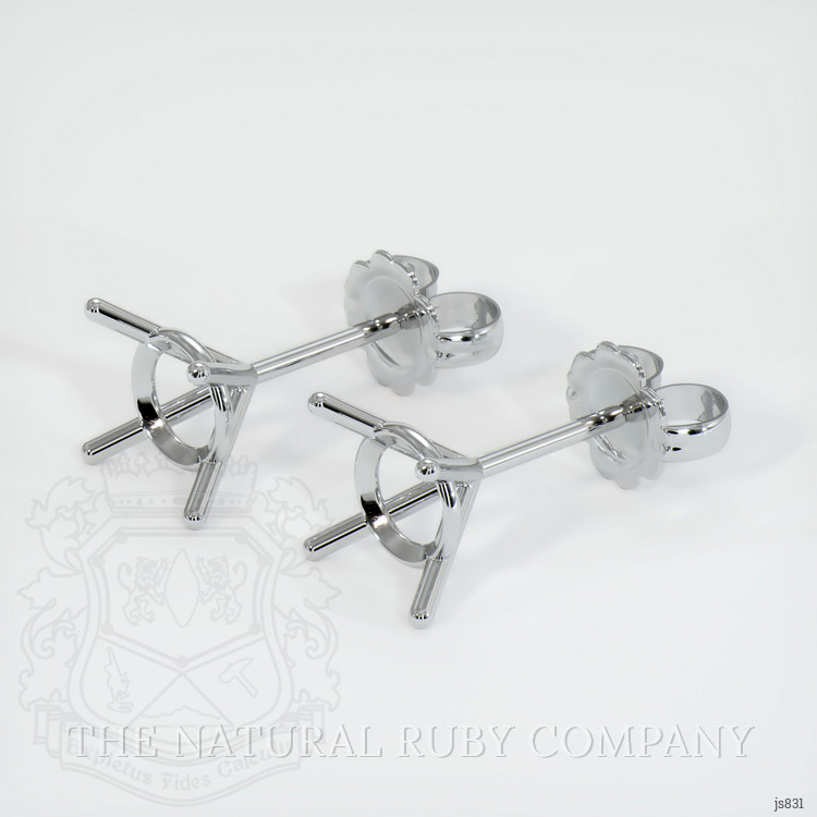 Platinum 950 Studs Earring Setting