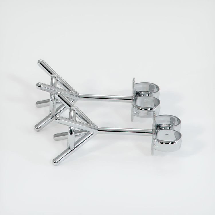Platinum 950 Studs Earring Setting