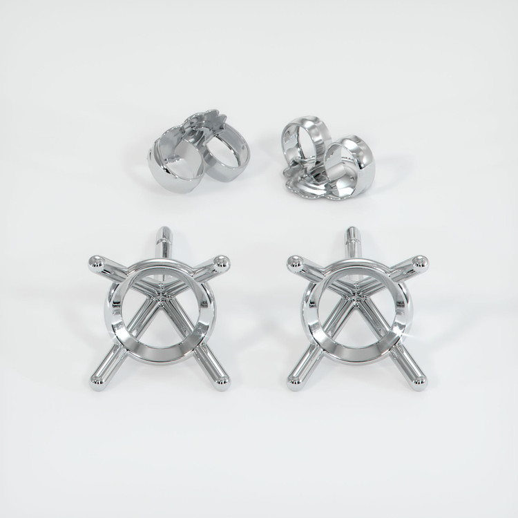 Platinum 950 Studs Earring Setting