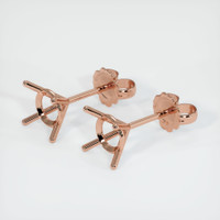 14K Rose Gold Studs Earring Setting Video